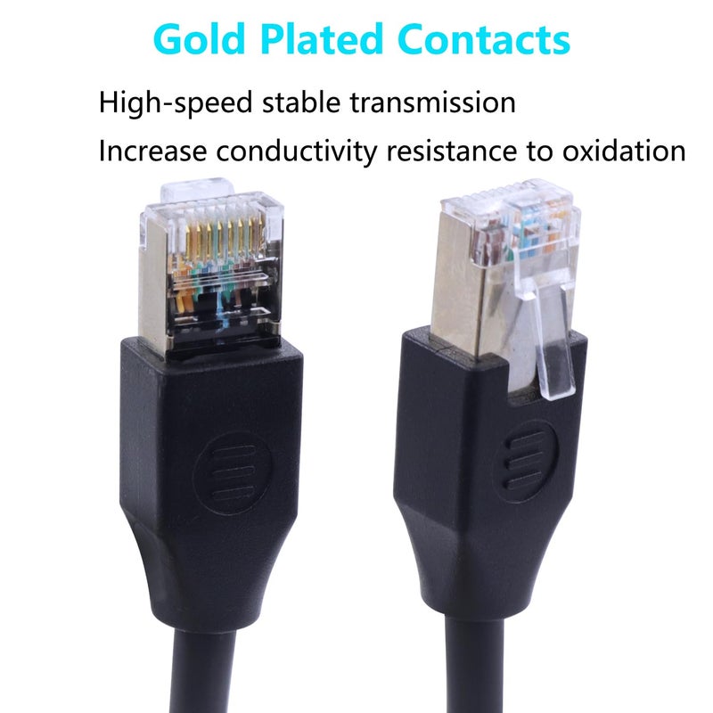 LANMINGLEL RJ45 to DB9 Cable RJ45 Male to DB9 9-Pin Male RS232 Serial Port Cat5 Ethernet LAN Console Cable RJ45 to RS232 Networking Devices Console Cable for Routers, Switches 0.5M - Image 3